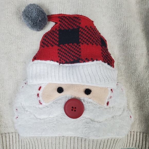 Mud Pie Santa Sweater Size 12-18M - Picture 4 of 6
